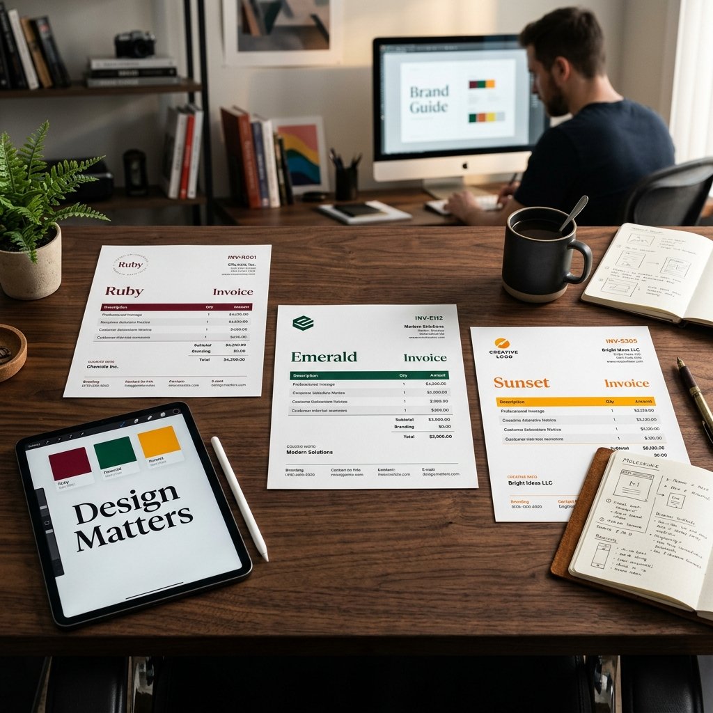 Professional Invoice Templates and Brand Design